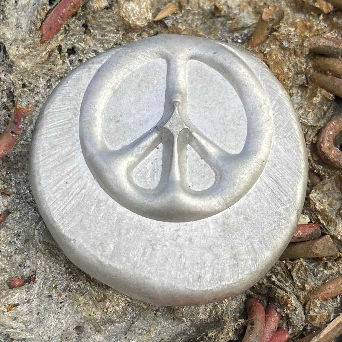 peace symbol ingot